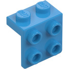 LEGO Tumma asuurinsininen Uloke 1 x 2 jossa 2 x 2 (21712 / 44728)