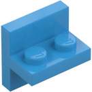 LEGO Dark Azure Bracket 1 x 2 with Vertical Tile 2 x 2 (41682)