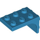 LEGO Donker Azuurblauw Beugel 3 x 2 met Plaat 2 x 2 Downwards (69906)