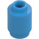 LEGO Azur Foncé Brique 1 x 1 Rond avec tenon ouvert (3062 / 35390)