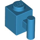 LEGO Azur foncé Brique 1 x 1 avec Manipuler (2921 / 28917)