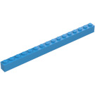 LEGO Dark Azure Brick 1 x 16 (2465)