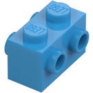 LEGO Dark Azure Brick 1 x 2 with Studs on Opposite Sides (52107)