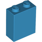 LEGO Dark Azure Brick 1 x 2 x 2 with Inside Stud Holder (3245)