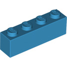 LEGO Donker Azuurblauw Steen 1 x 4 (3010 / 6146)