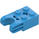 LEGO Azzurro scuro Mattoncino 2 x 2 con Presa per giunto sferico (Presa larga chiusa) (67696)