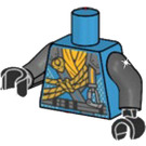 LEGO Mørk Azure Climber Nya Torso (973 / 76382)