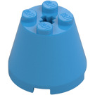 LEGO Dark Azure Cone 3 x 3 x 2 with Axle Hole (6233 / 45176)