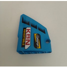 LEGO Donker Azuurblauw Gebogen Paneel 14 Rechtsaf met "KRN Power Tools" Sticker (64680)