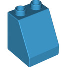 LEGO Dark Azure Duplo Slope 2 x 2 x 2 (70676)