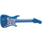 LEGO Donker Azuurblauw Electric Guitar met Stars (11640 / 29585)