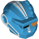 LEGO Dark Azure Head Robot 2013 (12958)