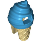 LEGO Dark Azure Ice Cream Costume Head Cover (80678)