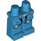 LEGO Donker Azuurblauw Minifigure Heupen en benen met Galaxy Squad Armor met Klein Knee Pads en Kort Riem (3815 / 13062)