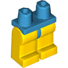 LEGO Dark Azure Minifigure Hips with Yellow Legs (73200 / 88584)