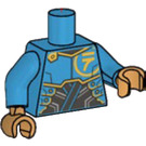 LEGO Donker azuurblauw Nya Torso (973 / 76382)