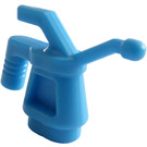 LEGO Dark Azure Oil Can (Ribbed Handle)