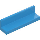 LEGO Mørk Azure Panel 1 x 4 med Rundede hjørner (30413 / 43337)