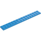 LEGO Mørk asurblå Plate 2 x 16 (4282)