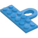 LEGO Dark Azure Plate 2 x 6 with Picture Hook (78168)