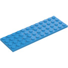 LEGO Dark Azure Plate 4 x 12 (3029)