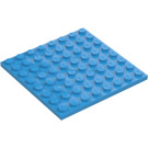 LEGO Azur Foncé assiette 8 x 8 (41539 / 42534)