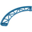 LEGO Dark Azure Rail 13 x 13 Curved with Edges (25061)