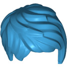 LEGO Donker Azuurblauw Kort Tousled Haar naar Links geveegd (37823)