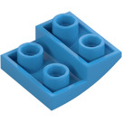 LEGO Dunkles Azur Schrägstein 2 x 2 x 0.7 Gebogen Invers (32803)