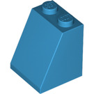 LEGO Azur foncé Pente 2 x 2 x 2 (65°) avec tube inférieur (3678)