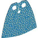 LEGO Donker azuurblauw Standaard Cape met Speckled Dots met regelmatige gesteven textuur (20458 / 50231)