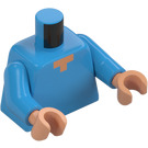 LEGO Mörk Azure Steve Minifigur Kropp (973 / 76382)