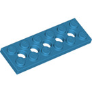LEGO Donker Azuurblauw Technic Plaat 2 x 6 met Gaten (32001)