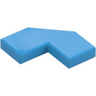 LEGO Dark Azure Tile 2 x 2 Corner with Cutouts (27263)