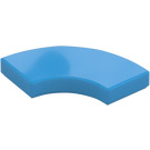 LEGO Dark Azure Tile 2 x 2 Curved Corner (27925)