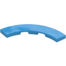 LEGO Dark Azure Tile 4 x 4 Curved Corner with Cutouts (3477 / 27507)