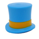 LEGO Dark Azure oben Hut mit Upturned Brim mit Bright Light Orange Ribbon (27149 / 101777)