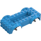 LEGO Ciemny lazur Pojazd Baza z Medium Stone Szary Koło Holders (1813 / 12622)