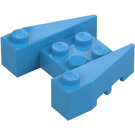 LEGO Mørk asurblå Kile Kloss 3 x 4 med knottskår (50373)