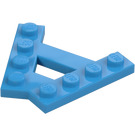 LEGO Donker azuurblauw Wig Plaat 1 x 4 A-Kader (45°) (15706)