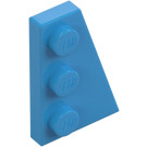 LEGO Donker azuurblauw Wig Plaat 2 x 3 Vleugel Rechts  (43722)