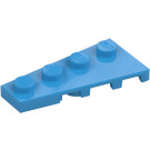 LEGO Mørk asurblå Kile Plate 2 x 4 Vinge Venstre (41770)