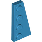 LEGO Dark Azure Wedge Plate 2 x 4 Wing Right (41769)