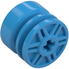 LEGO Dark Azure Wheel Rim Ø18 x 14 with Axle Hole (55982)