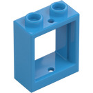 LEGO Donker azuurblauw Raamkozijn 1 x 2 x 2 (60592 / 79128)