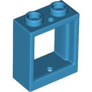 LEGO Donker Azuurblauw Venster Kader 1 x 2 x 2 (60592 / 79128)