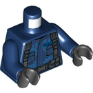 LEGO Dark Blue ACU Trooper Jacket with Combat Harness and Belt Torso (76382)