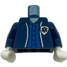 LEGO Bleu foncé Ambulance Driver avec EMS Star of Life Emblem Torse (973 / 73403)