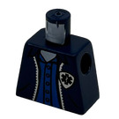 LEGO Dark Blue Ambulance Driver with EMS Star of Life Emblem Torso without Arms (973)