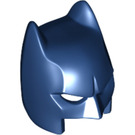 LEGO Dunkelblau Batman Cowl Maske mit Kurz Ohren und Open Chin (18987)